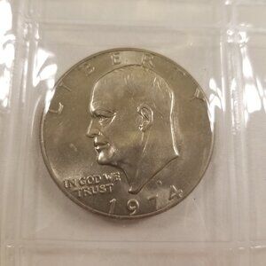 The 1974-D Eisenhower Dollar (One 1974-D)